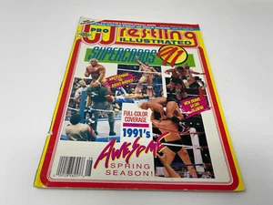 Pro Wrestling Illustrated August 1991 Supercards 1991 Hogan Slaughter Flair Cove - Picture 1 of 7