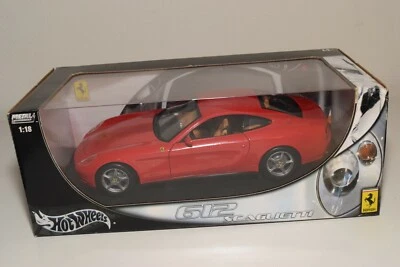 A8 1:18 HOTWHEELS FERRARI 612 SCAGLIETTI RED MIB - Immagine 1 di 4