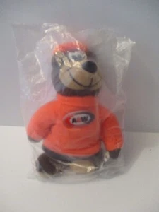 Vintage 1997 7" A&W Plush Teddy Bear Stuffed Animal Alpha kids Advertising MINT - Picture 1 of 2