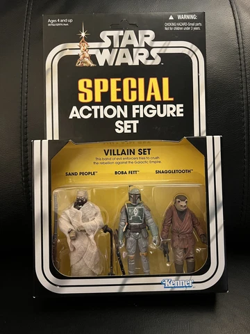 Star Wars Villain  Set, Boba Fett, Snaggletooth, Sand People Cover
