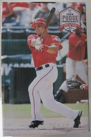Texas Rangers SGA  Ivan Pudge Rodriguez  H.O.F. Bobblehead Cover