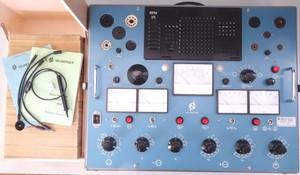 Neuberger RPM375 Röhrenmessgerät Röhrenprüfgerät Röhren geprüft mit Kartensatz 3