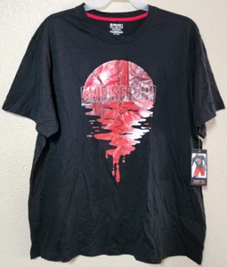 T-shirt noir homme AND1 saison goutte à goutte basket graphique taille 2XL NEUF - Photo 1/5