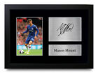 Mason Mount Signed Pre Printed Autograph A4 Photo Display Gift For a Chelsea Fan