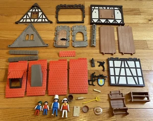Rare Vintage 1977 Playmobil 3441 Medieval Bakery Parts Lot See Photos Used - Picture 1 of 17