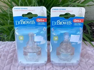 Botella de pezón Dr Brown's Natural New Born Flow tamaño 0+ - Imagen 1 de 4
