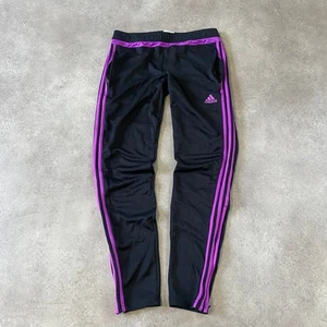 Adidas Trainingshose Damen UK 12-14 Medium 90s Jogger, schwarz lila - Bild 1 von 9