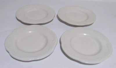 Pfaltzgraff   Filigree  White  6.25" Desert Bread Plates  Set of 4 - Image 1 of 3