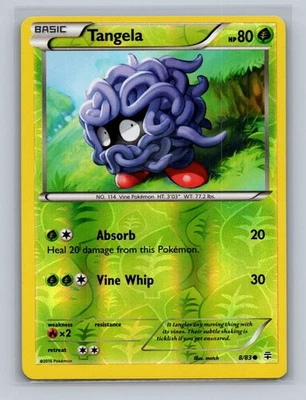 (2x) Pokémon Tangela 8/83 1x Reverse Holo & 1x Non Holo Generations LP - Image 1 of 4