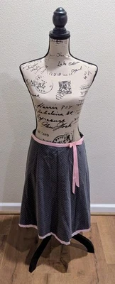 Gris Rosa Falda Cintura Alta Lunares Talla 7 Juniors Vintage Joe Benbasset  Foto 1 de 3