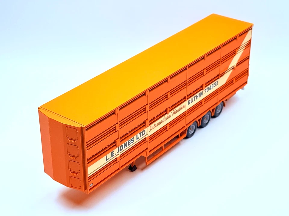 CORGI LIVESTOCK TRANSPORTER TRAILER MODEL ONLY LE JONES CC12424 1:50 - Image 1 of 4