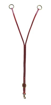 Horquilla de entrenamiento de cuero Horse Challenger Western Latigo accesorio de circunferencia latón Foto 1 de 3