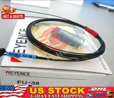 KEYENCE FU-38 Fiber Optic Sensor NewKD  US Free TAX - Image 1 of 4