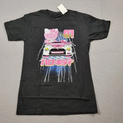 Sanrio Hello Kitty x Tokyo Speed Black T Sz S - Image 1 of 4