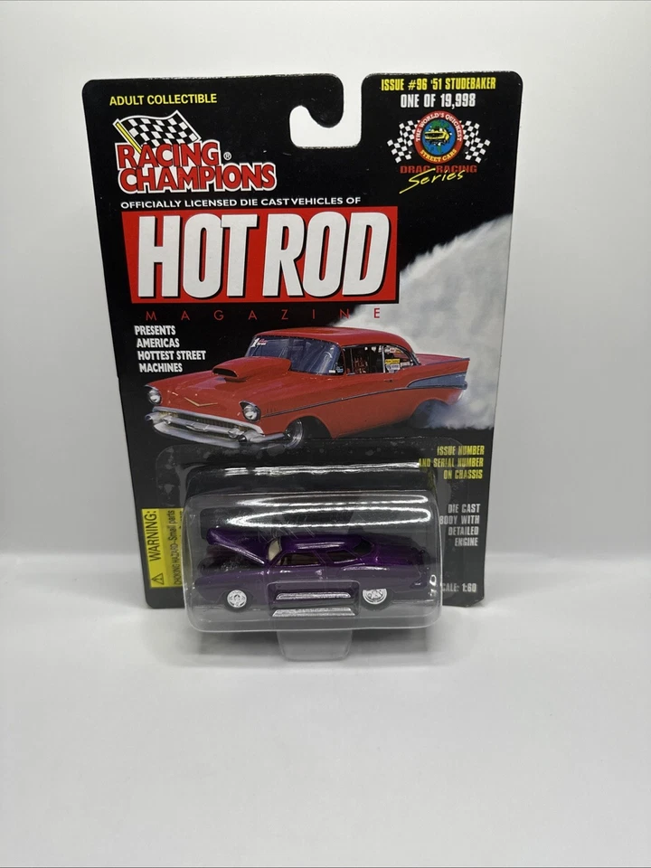 RACING CHAMPIONS HOT ROD MAGAZINE 51' STUDEBAKER NEW + FAST SHIPPING - Image 1 of 4
