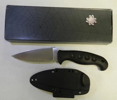 2002 Older Temperance Fixed Blade Spyderco Knife FB05P Collector Owned With Box - Image 1 of 4