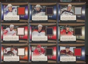 2005-06 Upper Deck Trilogy Honorary Swatches Jerseys Lot Of 13 Cards - Picture 1 of 4