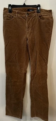 Chaps Corduroy Pants Women 4 Regular Slimming Fit Stretch Cotton Blend - Image 1 of 4
