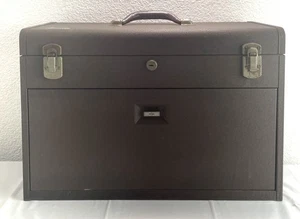 Vintage Kennedy Werkzeugkiste Maschinist Truhe Filzfutter 7 Schubladen Modell 520 EUC - Bild 1 von 16