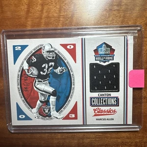 2017 Panini Classics Canton Collections Swatches /299 Marcus Allen #HOF-MA HOF - Picture 1 of 9