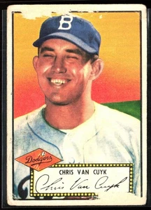 Chris Van Cuyk 1952 Topps A #53 Brooklyn Dodgers - Bild 1 von 3