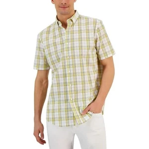 Club Room Mens Woven Collar Button-Down Shirt S NEW $49.50 100164727MN - Picture 1 of 2