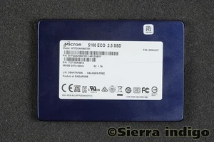 Micron 5100 ECO 960GB SSD 2.5" 6Gb/S Hard Drive MTFDDAK960TBY-1AR1ZABYY - Picture 1 of 1