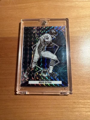Mosaic Mike Ditka Genesis Mosaic Prizm SP #38 Bears 2022 Foto 1 de 2