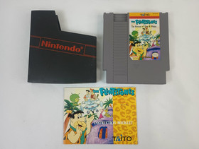 The Flintstones The Rescue of Dino & Hoppy NES w/ manual + OEM cartridge sleeve