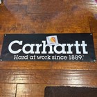 Carhartt Banner 4FT – “Hard at Work Since 1889” Vinyl Sign Workwear Display