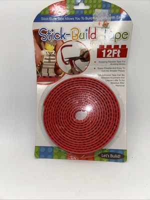 1 Tekno Stick Build Tape Amazing Flexible 12 Ft Self Adhesive For Building Brick - Image 1 of 4