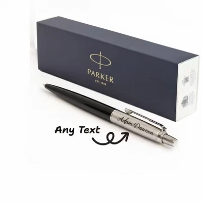Free Engraved Parker Pen Jotter Ballpoint Engraved Pen Personalised Gift Parker - Image 1 of 4
