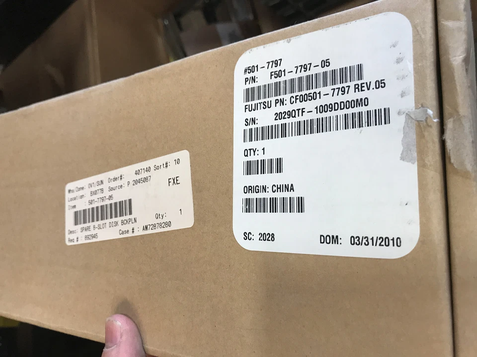 Sun Microsystems 501-7797-05 Spare 8 Slot Backplane NEW! - Image 1 of 1