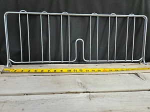Metro Super Erecta Wire Shelving Dividers 24" X 8" DD24C Chrome Finish Lot Of 6 - Picture 1 of 6
