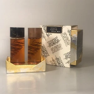 NOS Faberge Vanity Duette Set Act IV & Woodhue Cologne Extraordinaire 1 1/4 OZ - Picture 1 of 12