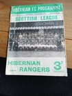 1952/53 HIBERNIAN v Rangers Hibs 17/1/1953 Scottish League Football Programme 