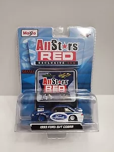 Ford Mustang Cobra 1993 exclusivo rojo Maisto All Stars 100 ¡¡Fantástico estado!! - Imagen 1 de 7