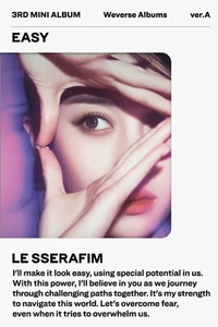 In Stock! LE SSERAFIM3rd Mini Album [EASY] A ver. UNIT K-pop Sealed NEW - Picture 1 of 6
