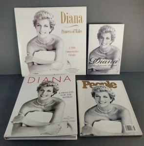 Posten vier (4) Diana Prinzessin Bücher, Kalender & Zeitschriften - Bild 1 von 18