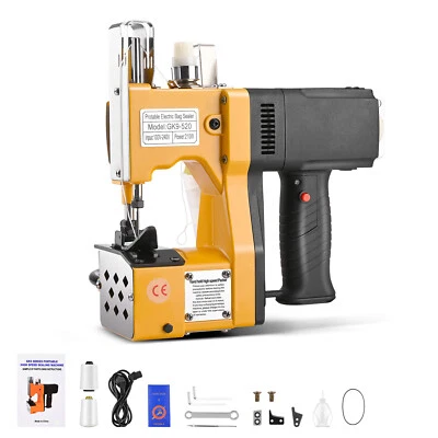 MARKENLOS Kotsy Sacknähmaschine Tragbare Nähmaschine Beutelhefter Elektrische gewebte