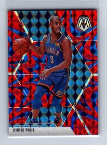 2019-20 Panini Mosaic Chris Paul Oklahoma City Thunder #143 Blue Reactive Prizm