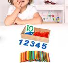 Montessori Math Numbers Cards & Counters Set for Preschool Kids