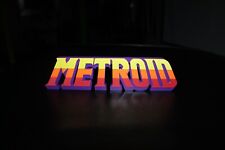 Metroid 3D printed Logo Art