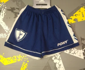 Tottenham Hotspur Home football Shorts Blue Pony Young Size L ig93 - Picture 1 of 14