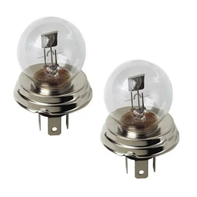 kit 2 Lampadina Lampada Alogena Biluce R2 12V 45/40W P45T per Moto Auto Scooter - Immagine 1 di 3