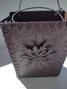 Decorative Metal Tin Holder Standing/Wall Hanger flowers crafts Rustic - Picture 1 of 14