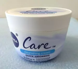 Nivea Care CREMA NUTRITIVA 13,5 oz rápida absorción para rostro y cuerpo disco de 24 horas nuevo - Imagen 1 de 5