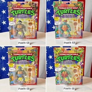 Teenage Mutant Ninja Turtles Playmates complete set of 4 figures 🚚🇮🇹🇪🇺 - Imagen 1 de 9