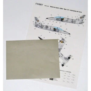 Masks pixel camouflage for L-39M1 “Blue 112” Ukrainian Air FOXBOT FM 72-017 1:72 - Picture 1 of 24
