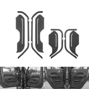 8pcs Carbon Fiber Door Panel Interior Trim For Jeep Wrangler Gladiator - Picture 1 of 12
